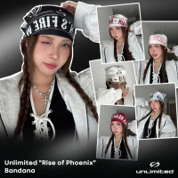 Khăn Bandana Turban Nam Nữ Mascot Phoenix Lụa Satin 66x66cm - Unlimited \Rise Of Phoenix\" Bandana"