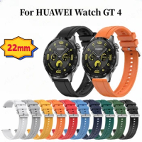 Silicone Wristband For HUAWEI Watch GT 4 22mm Replacement Strap for Watch 4 Pro GT3 Smart watch accessories For Huawei GT4 46mm