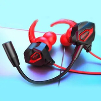 G10 Wired Headset Simple Ergonomic Earbud 3.5mm In-ear Surround Gaming Earbud Phone Accessories