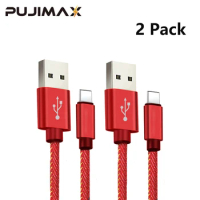 PUJIMAX New Denim USB Type C Data Cable Quick Charge Line for Xiaomi Redmi Note 8 Samsung Fast Charging Android Mobile Phones