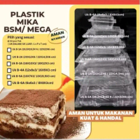 Dessert Box Kotak Kue Tart Plastik Mika Persegi BSM/ Mega/ Samawa 1A