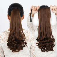 Victoria House - Hairclip Ponytail Kuncir Model Curly Wig Rambut Wanita Keriting Style Korea Panjang