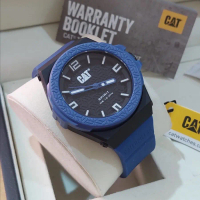 JAM TANGAN PRIA CATERPILLAR CAT LO.111.26.116 BLUE ORIGINAL
