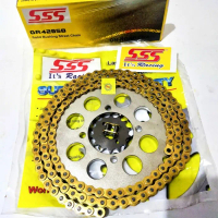 GEAR SET SSS + RANTAI RX KING, JUPITER Z,VEGA R, FIZ R, MX 135 TERBARU 2024