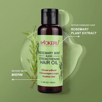 MOKERU 100ml Rosemary Smooth Shiny Hair Oil for Women Damage Hair Treatment
