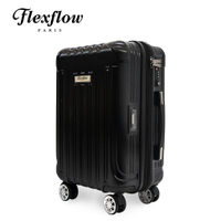 Flexflow 髮絲黑 19吋 智能測重 可擴充拉鍊 防爆拉鍊旅行箱 里爾系列 19吋行李箱【官方直營】