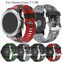 Silicone original watchband strap Replacement Wristband For Garmin Fenix 3 3 HR 5x 5x plus smart Watch sport bracelet Adjustable