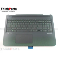 New/Original For HP OMEN 15-AX 15.6" Palmrest keyboard Bezel Upper Case Green US English Backlit 905118-001