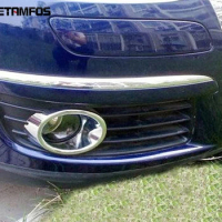 Front Fog Light Lamp Cover Trim For VW Volkswagen Jetta MK5 2005-2009 2010 Chrome Foglight Protector Accessories Car Styling