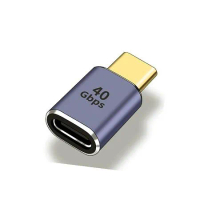 USB4 Type-C 40Gbps 多功能轉接頭Type-C C公轉C母-直頭(SR3070)