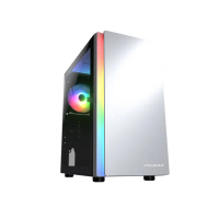 【COUGAR 美洲獅】PURITY RGB 電競機箱 電腦機殼(白色/Mini ITX / Micro ATX)