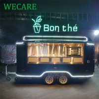 WECARE Snack Cart Turkey Food Trailer Mobile Shawarma Crepe Falafel Food Truck for Sale
