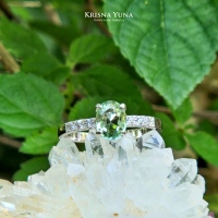 Natural Green Tourmaline Ring
