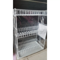 RAK PIRING TARIK 3 SUSUN TANPA TATAKAN MODELIN KITCHEN SET BAWAH