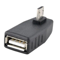 Micro usb Left Angle OTG Adapter Micro USB OTG to USB Adapte Cable For Samsung Galaxy Tab3 P5200 10.1 8.0 S3 4 5 6 NOTE3 4 5