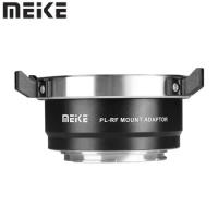 Meike MK-PLTRF Metal Cine Lens Adapter Ring for Arri PL Mount Lenses to Canon RF Mount EOS RP R5 R5C R6 R7 R8 R10 R50 RP Cameras