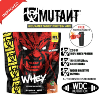 MUTANT Whey 100% Whey Protein (10/5/2lbs)- Supplement Vitamin, Whey Protein, Suplemen, Whey Protein 