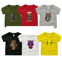 Kaos Anak Laki-Laki 65rb Dapat 6/Paket Hemat Kaos Anak Unisex Ideal 2-12 Tahun dengan Desain Owl dan