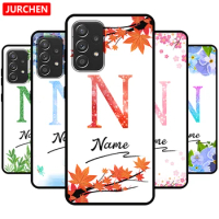 Custom Name Case For Huawei Honor Y5 Y6 Y7 Y9 Prime 2018 2019 Mate 10 20 30 40 20X Lite Pro Plus Silicone DIY Text Flower Cover