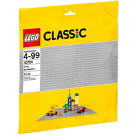 LEGO 樂高 CLASSIC 系列 Gray Baseplate 灰色底板 10701