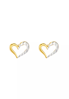 HABIB HABIB Oro Italia 916 Yellow and White Gold Earring GE71580720-BI