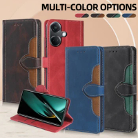 Business Magnet Buckle Wallet Case for Oneplus Nord CE 3 2 Lite 2T N30 N20 N10 SE N300 N200 N100 Lite Leather Case Cover Stand