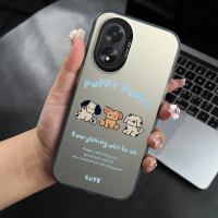 เคสโทรศัพท์, กึ่งโปร่งใสและบางเฉียบ, เคสโทรศัพท์ฝ้า, เข้ากันได้กับ OPPO A38 A18 4G, เคส
