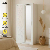 NUEL Lemari Pakaian Sliding / Lemari Baju Sliding / Lemari Baju Tipe LB220 320
