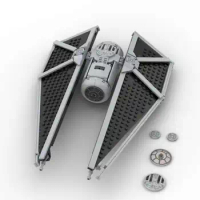 310 Parts Mocs Space Wars Sets TIE Striker Fighter Spaceship Kits Building Block Bricks Sets Kid Toys Boys Christmas Gifts