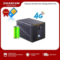 XIHANCAM 5MP CCTV Mini Sim Card 4G CCTV Kecil Tersembunyi Tanpa Kabel Kamera Mini CCTV Sambung Ke HP