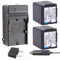 2 Pcs Probty VW-VBG260 VW VBG260 Battery + charger for Panasonic AG-AC7 AG-AF100 HDC-HS250 HS300 HS700 SD600 SD700 SDT750 TM300