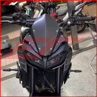 For YAMAHA MT-09 2017 2018 2019 2020 MT 09 MT09 FZ09 FZ-09 Motorcycle Sports Real Carbon Fiber Windshield Windscreen Deflector
