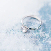 แหวน เงินแท้ 92.5% ส่งฟรี EMS รุ่น Frozen - ( #C10 )