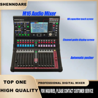 M16 Console Digital Mixing 18 Channel Professional Digital Mixer DJ Audio Console Mixer Professional Audio Sound  table System