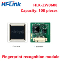 Hi-Link New Fingerprint recognition Module HLK-ZW0608 Semiconductor Capacity Fingerprint Capture Sensor for smart door lock