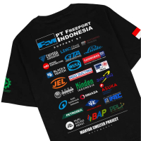 Beseldi - Kaos Baju Distro PT Freeport Indonesia Team Support Manyar Smelter Project Finish Strong P
