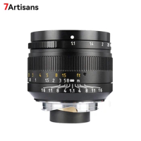 7artisans 50mm F1.1 large Aperture Paraxial M-mount Lens For Leica Cameras M-m M240 M3 M5 M6 M7 M8 M9 M9p M10