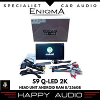 Head Unit Android 9&10 Inch ENIQMA EG-1078 S9 QLED 2K RAM 8GB ROM 256GB ENIGMA OS 13.0 Android Auto 