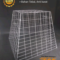 KANDANG KURUNGAN AYAM BESI LIPAT PIRAMIDA