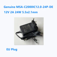 EU US Plug Genuine 12V 2A 24W 5.5x2.1mm CWT KPC-024F MOSO MSA-C2000IC12.0-24P-DE AC Adapter For HIKVISION Power Supply Charger