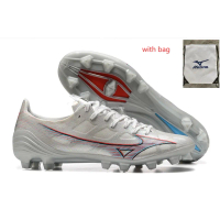 Mizuno Alpha Made in Japan FG Mizuno MORELIA NEO III PRO FG Knitted black and red FG football shoes 