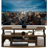 TV Stand Unit/for Up To 55inch, Wood TV Stand