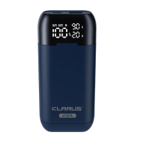 【KLARUS】K2A雙槽充電器(電池收納盒 兼容21700 18650 20700 平頭21700 快充18W)