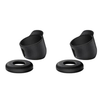 Silicone Case Cover for Google Nest Cam Outdoor Or Indoor (Battery)(Black)