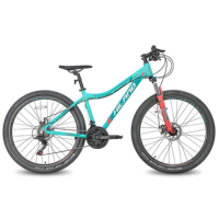 26 27.5 Inch 2 Color 24 Speeds Front And Rear Disc Brakes Mountain Bike Bicycle Aluminum Alloy Frame MTB
