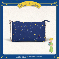 【小王子Le Petit Prince聯名款】閃耀星空系列 真皮側背包-星空藍 LPPW76036-98