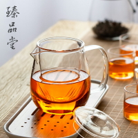 茶壺玻璃泡茶壺透明帶茶漏內膽花茶壺煮大小容量耐熱過濾家用茶具1入