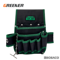 GREENER【十合一多功能工具腰包 BGR-E (送黑色腰帶)】可放電鑽 水電工 工具 工作包 工具包 工具收納