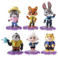 Mô hình nhân vật Zootopia Blind Box phổ biến: Judy Fox, Nick Sheep, đồ trang trí xe hơi, búp bê Gach