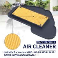 JSRAOIMG Para Moto Air Filter Intake Cleaner For Yamaha Vino Jog Zr Sa36j Sa39j Vino Classic XC50 4T 50cc Scooter 5ST-E4451-00